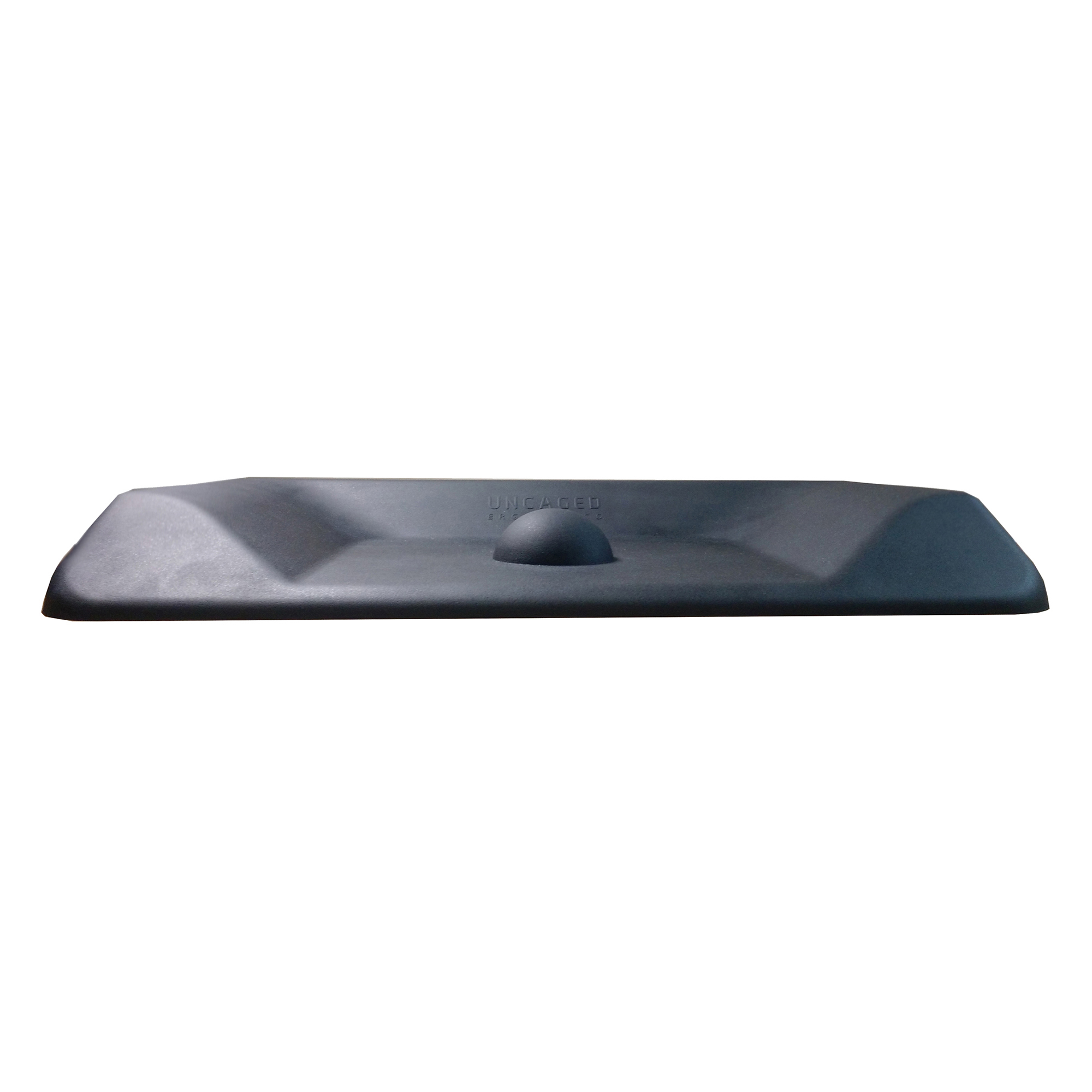 Uncaged Ergonomics, Anti-Fatigue Desk Floor Mat, Black, Length 32 in, Width 19.75 in, Material Polyurethane, Model# ASM-b